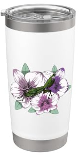 Insect Praying Mantis Orchid Insects Mantis Pets Stainless Steel Insulated Tumbler