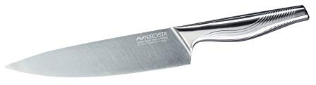 Nirosta Cuchillo cocina profesional verdura japones de gran tamaño, Cuchillo chef 21-35cm, Cuchillo enterizo antideslizante Swing 1ud (43718)