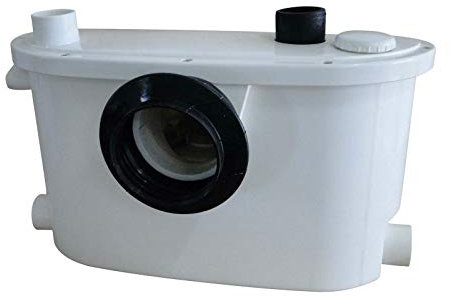 Homac - Pompa di macerazione 4 in 1 da 400 W, per le acque di scarico di WC, doccia e lavandino