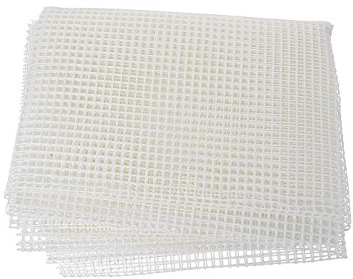 Milisten Hakennetz DIY Teppich Herstellung Leinwand 59 X 39 Zoll Zuschneidbares Rug Canvas Für Teppiche Untersetzer Kissen Bastelprojekte Und Handarbeiten