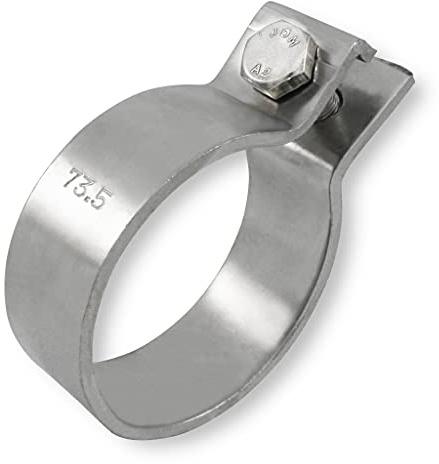 DIN Schelle Edelstahl Massive Klemme Rohrschellen von 30,2-124,5 mm (73,5mm - 2,90)