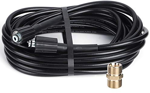 Tubo per Idropulitrice M22 da 10 M/32,8 Piedi, Tubo per Pulizia 'acqua da Giardino Ad Alta Pressione Tubo per Pulizia Prolunga in PVC Tubo di Ricambio per Idropulitrice con