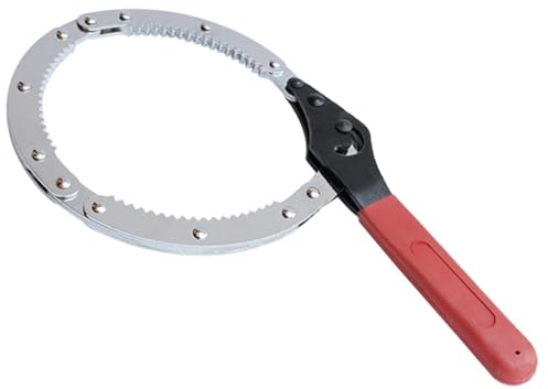 Generisch Extracteur de filtre à huile, clé de filtre à huile, clé à menotte, clé à molette en acier allié, outil de réparation automobile, clé à grille d'huile pour filtre à huile de voiture