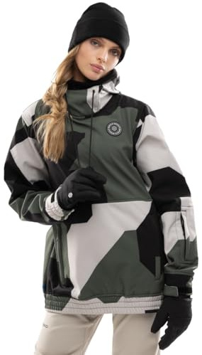 SIROKO - Veste de Snowboard pour Femme W1-W Corbet - XL - Vert/Noir