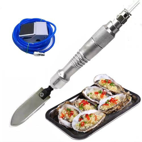 Generic Pneumatic Oyster Knife, 1000bpm, 16mm Stroke, Stainless Steel, Commercial Assembly Line, Oyster Knife Seafood Tools