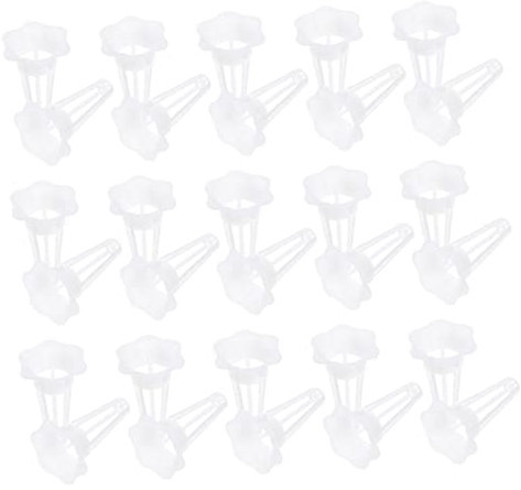 Sosoport 100pezzi Cestini in Plastica per Piante Idroponiche Cestini Fissi per Coltivazione di Ortaggi da Giardino Balcone e Vivaio Adatti per Semina Giardinaggio Domestico e Coltivazione i