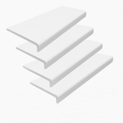 150mm x 2m White uPVC Fascia Capping & Sill Cover + End Caps – 4 Pack