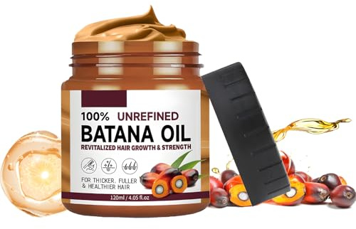 Bio Batana öL FüR Haarwachstum,Haarkur Trockene Haare,Haarkur Extrem GeschäDigtes Haar,Reines Bio-HaaröL Gegen Haarausfall,Spliss & FüR Mehr Glanz,NatüRliches HaarpflegeöL FüR MäNner & Frauen,120 Ml