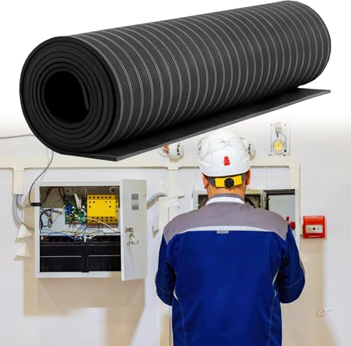 Tapis isolant de sécurité industrielle, protection contre les chocs électriques et revêtement de sol en caoutchouc imperméable pour sous-stations, ateliers, usines