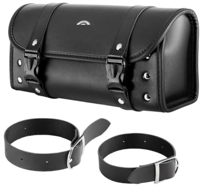 Motorradzubehör Universelle Werkzeugaufbewahrungstasche Mit Schnellverschluss, Motorrad-Satteltaschen, Lenker Vorne Und Hinten, Sissy Bar, Wasserdichte Packtasche Für Befestigen(A)