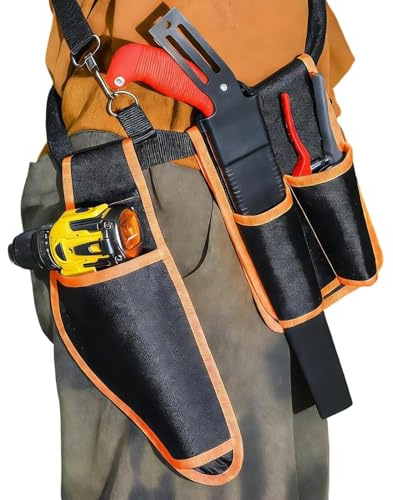 Gardening Tool Belt for Men Oxford Cloth Utility Belt | Tools Pouch for Adults Men Women Carpenter Gardeners Florists Gardening Yard Backyard Outdoor
