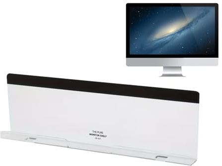Memoboard für Computermonitore | transparente Erinnerung aus Acryl für Nachrichten | seitliches Zubehör für Notizen auf dem Monitor, für Schreibtisch Büro Zuhause Laptop persönlicher und beruflicher