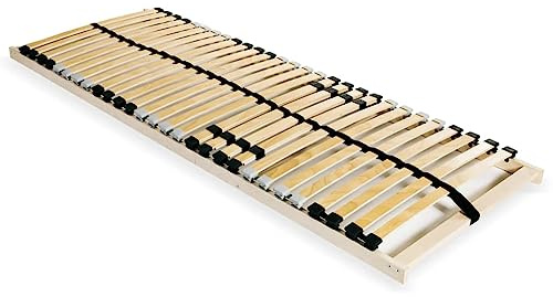 vidaXL Slatted Bed Base with 28 Slats 7 Zones 80x200cm Frame Home Bedroom