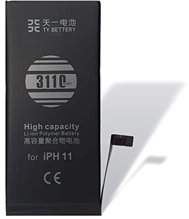 [TY BETTERY] Batterie Compatible avec iPhone 11 de 3110 mAh | A2111, A2223, A2221 | Garantie 24 Mois