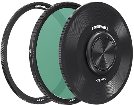 Freewell 67 mm cirkulär polarisator (CP) kamerafilter, kompatibel med M2-serien