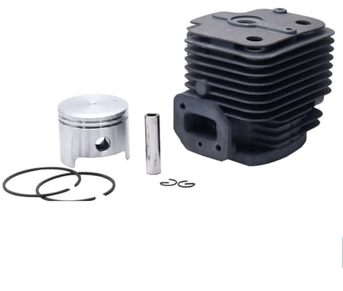 Conjunto De Cilindro, Kit De Montaje De Pistón De Cilindro De 48MM, For Desbrozadora De Cortacésped con Anillo AB 1E48F, Herramientas y Accesorios de jardín al Aire libr
