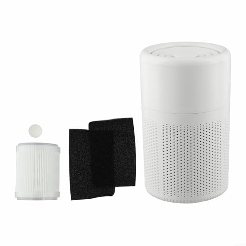 Revitaliser Freshener Ioniser Filter, Air Cleaner with H13 Filter, Quiet and Portable Diffuser, for Bedroom & Home, Anti-allergic and PM 2.5 Removal
