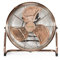 TROTEC Ventilador de Suelo TVM 13, 44 W, 3 Velocidades, Portátil, Silencioso, Inclinación Regulable 100°, Pie de Apoyo Estable y Antideslizante, Bronce