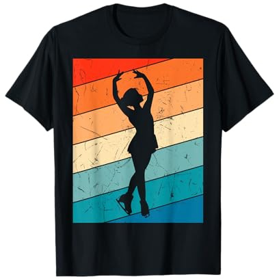 EISLAUF RETRO Eiskunstlauf Geschenk Eislauf Eiskunstläuferin T-Shirt