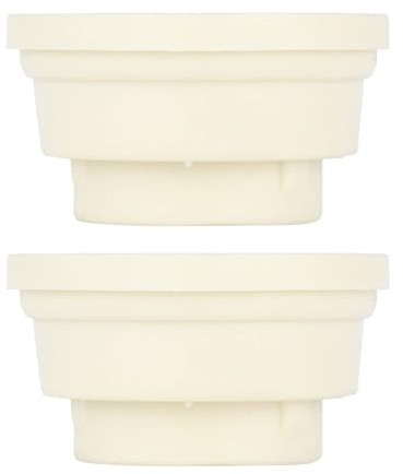 Dpofirs Bouchon en Caoutchouc pour échelle de Piscine 2 pièces, Bouchon en Caoutchouc pour Escalator, Pare-Chocs d'échelle Facile à Installer, Anti-vieillissement et Peut être utilisé Pendant Une