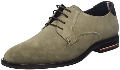 Tommy Hilfiger herr signatur Hilfiger mocka sko Fm0fm04215 Derby, Brun nomad, 40 EU