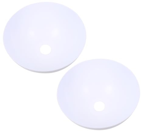 HOMSFOU Mushroom Lamp Shade Plastic Light Cover 11.02 Inch Home Decoration Light Accessory for Living Room Bedroom Study Easy Installation