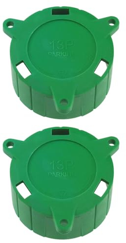 EMSea 2pcs 13 Broches Prise de Remorque Protection Couvercle de Positionnement Prise de Stockage en Plastique Cache-poussière pour Remorques de Remorquage 13 Broches et Camping-Cars Vert