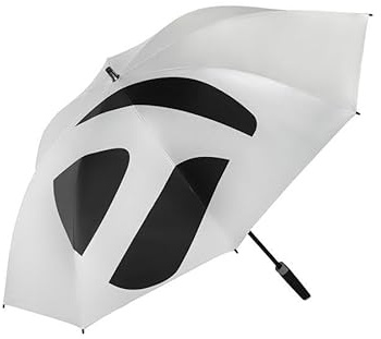 TaylorMade Golf 2025 Umbrella, Black, 68 Inch, 68 inches