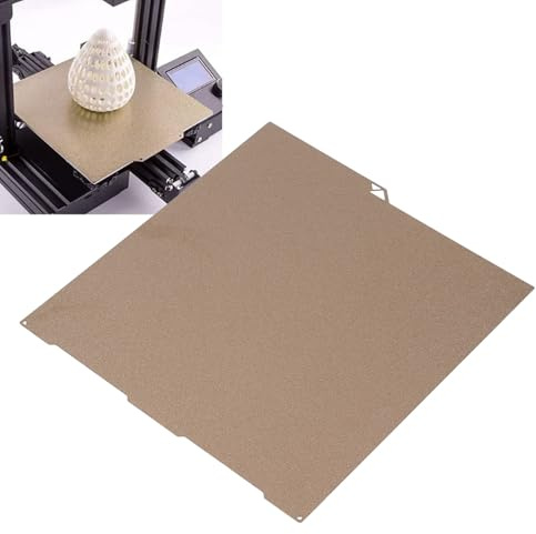 3D-Drucker-Bauplatte 256 X 268 Mm, Doppelseitiges PEI-Blatt, Flexibles Heizbett, PEI-Druckplatte für 3 3D-Druckerzubehör