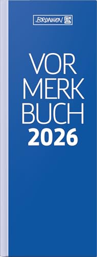 BRUNNEN Vormerkbuch Mod. 784 '26 | 108×297 mm, Papier, blau