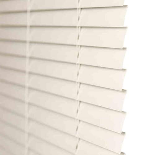 Blanc Store Vénitien en Aluminium,Store Vénitien en pour Fenêtres et Portes,Toutes Les Pièces de Montage Incluses,Personnalisable (45×80cm)