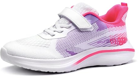 Moyagu Sneaker Casual Bambino Ragazze Ragazzi Scarpe da Ginnastica Bambini Scarpe Ginnastica Tennis Leggero Scarpe Sportive Interno all'Aperto Scarpe Scarpe Corsa Bambini Viola; 36 EU