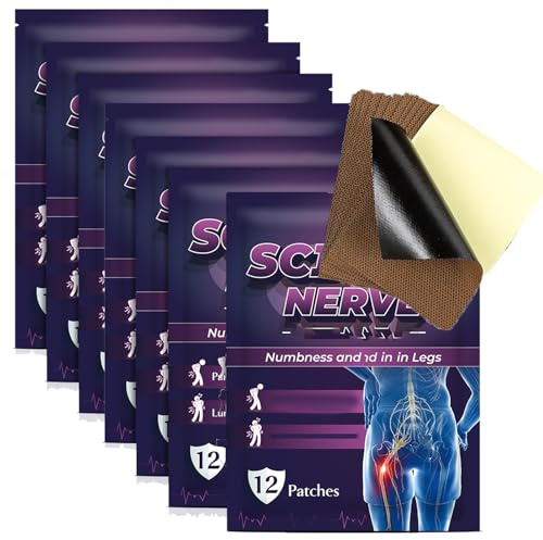 Sciati-ca Soothing Patches,84PCS Back Relief Patches,Shoulder & Arm & Leg & Knee,Heat Patches for Joint,Effectively Sooth Joint Relieve Buttock & Relax Muscle Soreness-84PCS