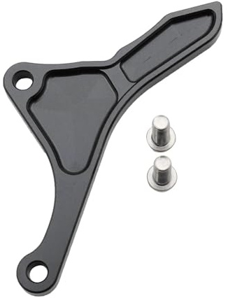 Motorcycle CNC Aluminum Chain Pinion Protective Cover For YAMAHA YZ250F YZ450F YZ250FX YZ450FX WR250F WR450F Motorcycle Chain Cover(Black 3)