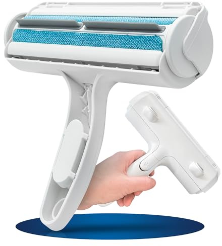 BrightOn® Self-Cleaning Pet Hair Removal Roller – Reusable Lint & Fur Remover for Dogs & Cats, No Sticky Tape, Eco-Friendly Manual Roller for Sofas, Beds, Carpets & Furniture