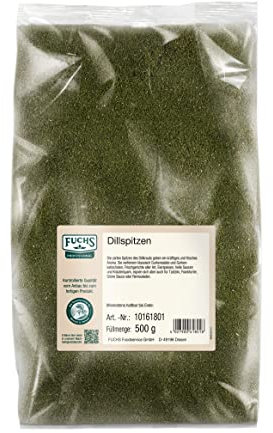 Fuchs Professional - Dillspitzen | Perfektes Würzkraut zu Gurkensalat oder Lachsgerichten | 500 g im großen Beutel