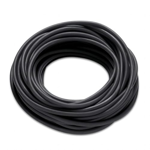 VIFERR 3m Slingshot Latex Tube,Latexschlauch,Latex Fitness Elastic Tube,6mm ID/9mm OD,für Fitness,Steinschleuder,Jagd im Freien(Schwarz)