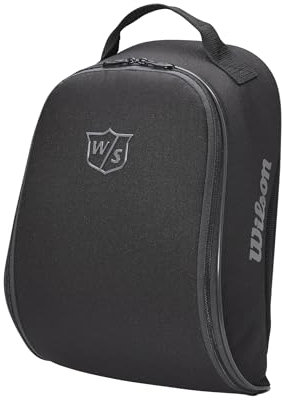 Wilson Schuhtasche, W/S, Golf-Tasche für 1 Paar Schuhe, Golf-Zubehör für Damen und Herren, Schwarz
