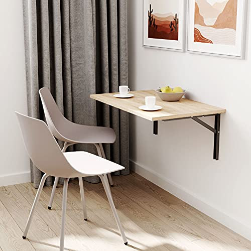 MIKON 100x60 | Wandklapptisch Klapptisch Wandtisch Küchentisch Schreibtisch Kindertisch | Sonoma