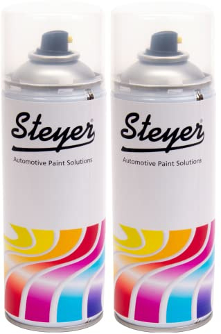 Steyer 2 X Aerosol Chassis Black Enamel Underbody Spray Paint and Tough & Durable Protection Coating