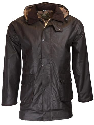 WALKER AND HAWKES - Giacca Cupra Wax Poacher da Uomo - Marrone - L