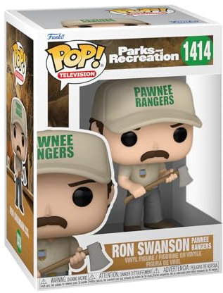 Funko POP! TV: Parks & Recreation - Ron Swanson - (Ranger) - Parks and Recreation - Vinyl-Sammelfigur - Geschenkidee - Offizielle Handelswaren - Spielzeug Für Kinder Und Erwachsene - TV Fans