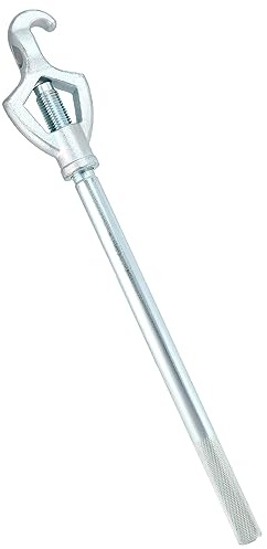 QWORK Robuster, verstellbarer Hydrant-Schraubenschlüssel, 3,8 cm bis 7,6 cm Schraubengröße, 50,8 cm Länge, 1 Stück