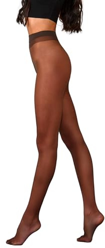 Couture 10 Den Ultra Sheer To Waist Tights - Barely Black - Medium
