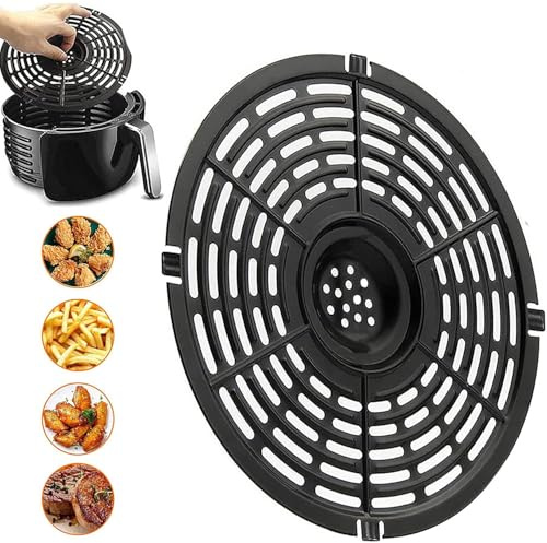 Bandeja De Parrilla Para Freidora De Aire, Accesorios De Freidora De Aire | Reemplazo De La Bandeja De Cocción para Todas Las Freidoras De Aire Son Universales 2.5QT-6.5QT (20cm)