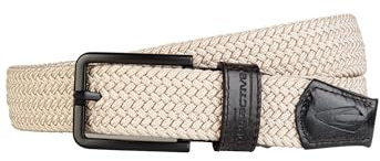 camel active Herren Elastischer Flechtgürtel - größenverstellbar, elastisch, mit Logoprägung, Dornschnalle - flexibel und komfortabel Sand menswear-4XL