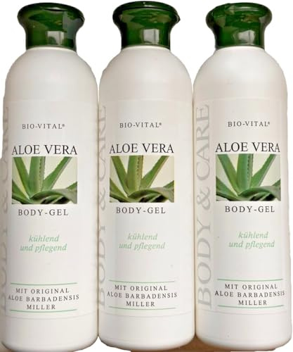 Bio-Vital ALOE VERA Pflege Body-Gel, 3 x 250ml