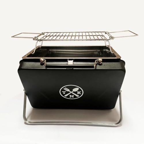 Nomads Kitchen Portable BBQ Briefcase | Lightweight Camping BBQ for Easy Outdoor Cooking | Ideal for Beach BBQs, Camping, Hiking & Travel | Compact & Portable Grill for Cooking On-The-Go