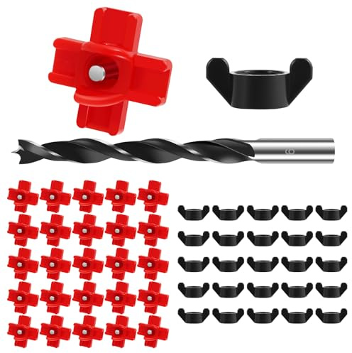 25 Pcs Chicken Water Nipples mit Bohrer Geflügel Futterspender Kunststoff Geflügeltränke Horizontal Side Mount Tränke für Hühner Seitlich Montierter Nippeltränke Hühner Automatic Chicken Feeder
