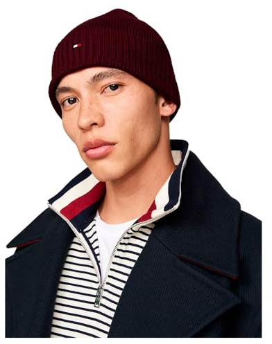 Tommy Hilfiger Hergestellt aus weicher Pima-Baumwolle mit einem Hauch von Kaschmir, ist diese Strickmütze eine luxuriöse Interpretation eines Klassikers für kaltes Wetter. Material: 95% Baumwolle, 5%
